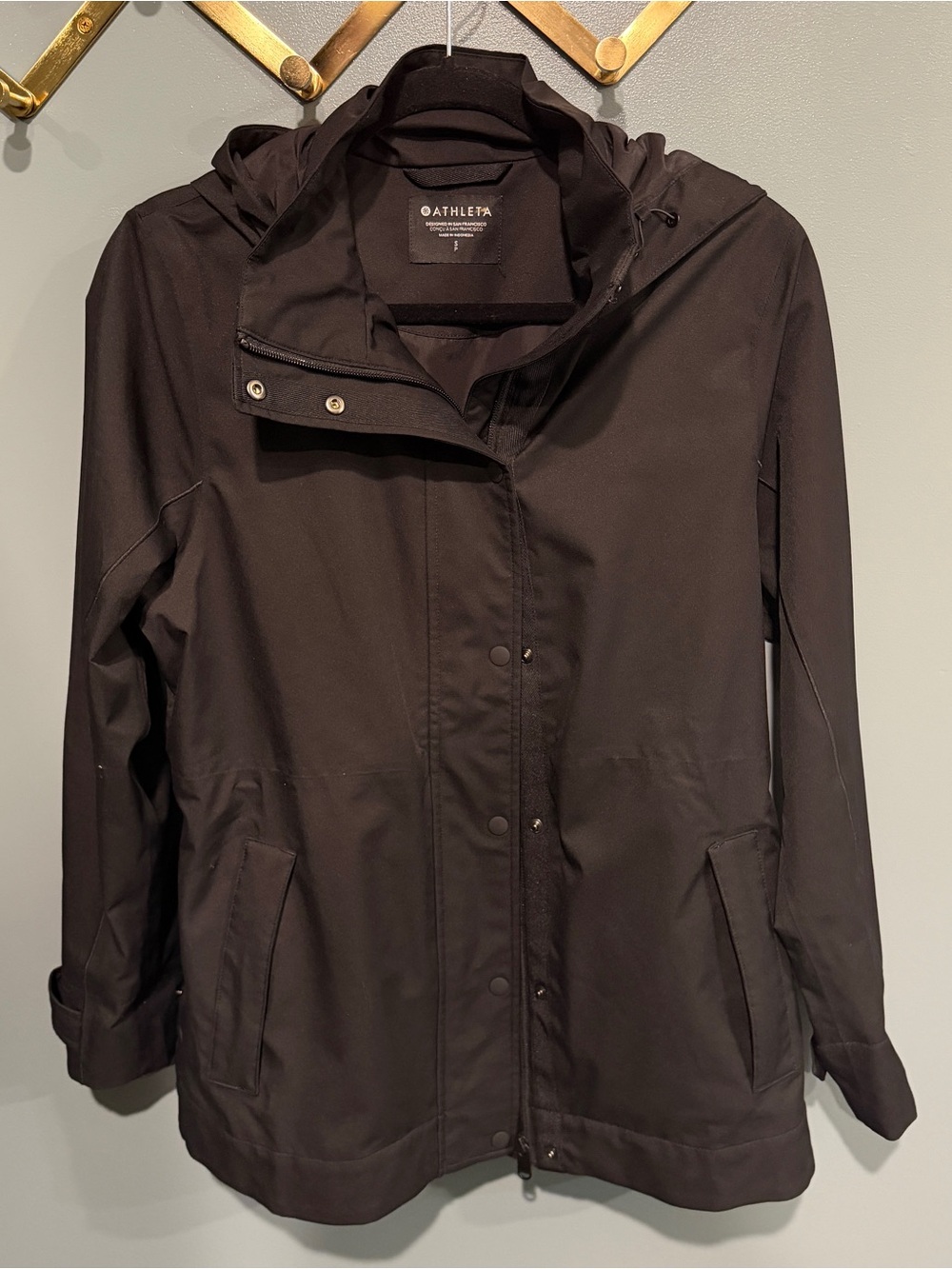 ATHLETA Women's Black Hooded Jacket